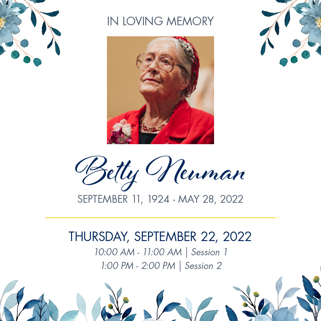 WestcliffU's tweet photo. In Loving Memory✨  Join us for this virtual memorial service as we celebrate the life of Betty Neuman (1924-2022) &amp; the impact she made on the health care industry, its patients, and the world. Register today at https://t.co/pYodvz43Jl.
#BettyNeuman #Memorial #WestcliffCares https://t.co/jGNBrKMJHI