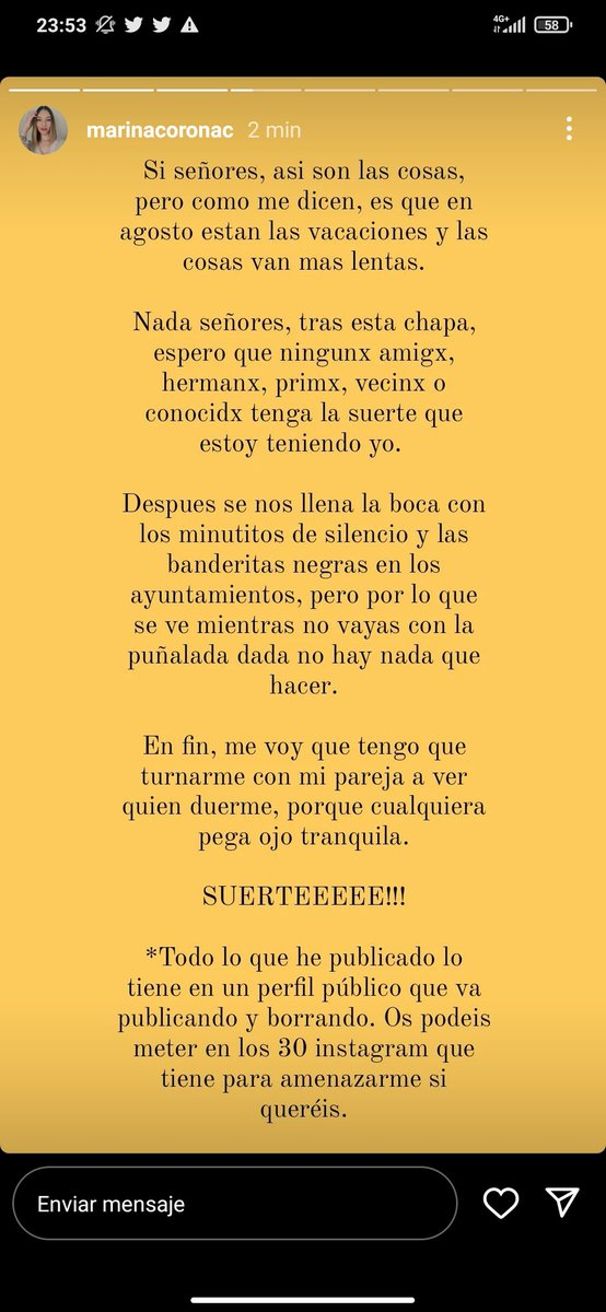 luciacoronac's tweet photo. necesito que compartáis esto, no es justo que tengamos que vivir así!!!! https://t.co/pyLCLY7Q3K