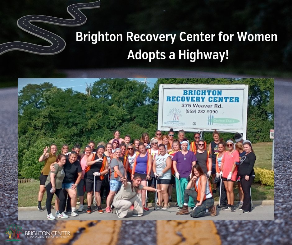 brightoncenter's tweet image. Brighton Recovery Center for Women recently adopted a highway and spent some time giving back to the community. This is just one way the women give back on their journey to recovery.