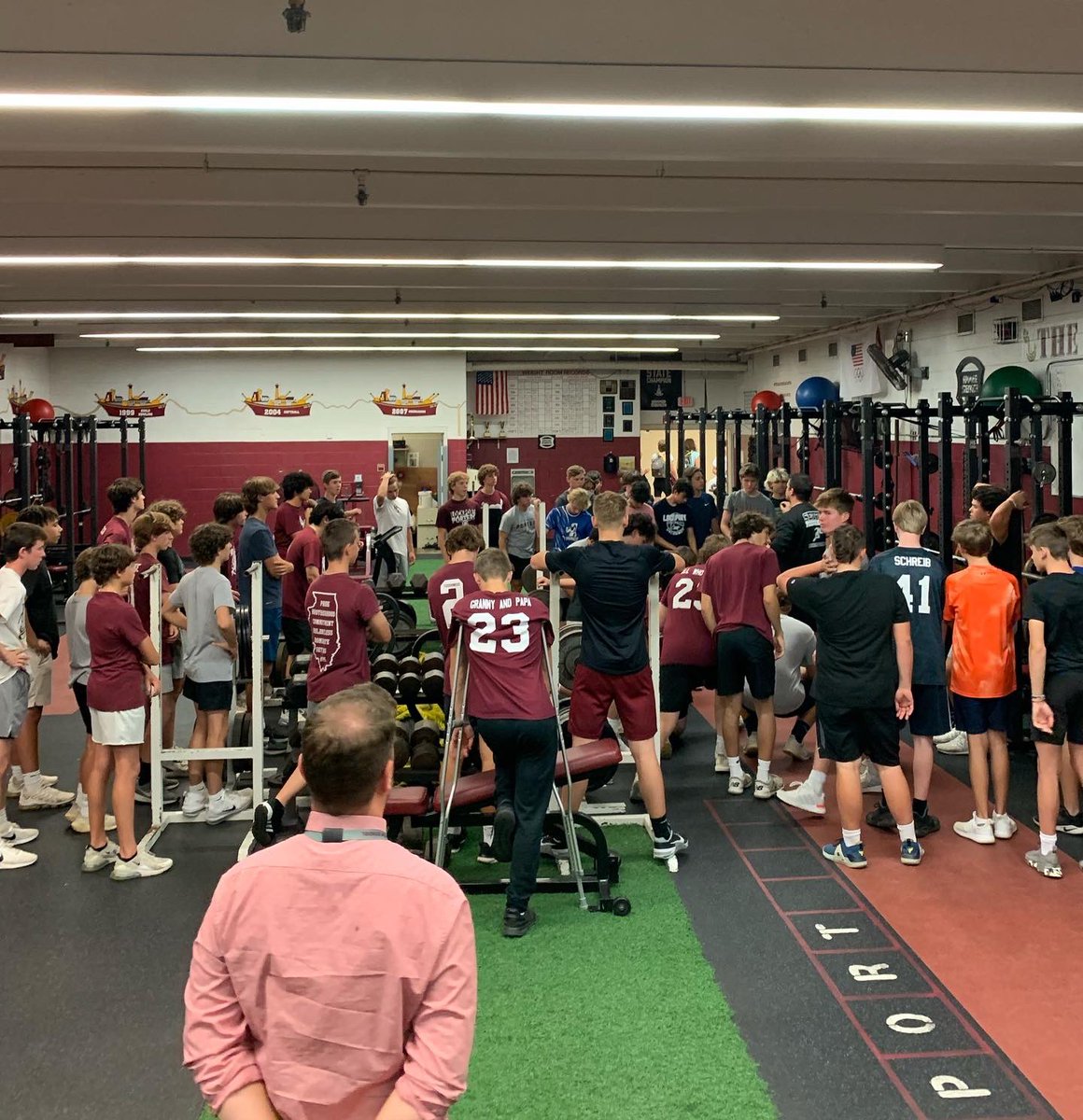 PorterBaseball's tweet photo. Day 1 of @SettaPerform training is in the books! The preparation for the 2023 @PorterBaseball season is off to a great start, and we canβt wait to see the strides these young men make over the next several months! #PorterPride #PorterPower https://t.co/3XMEbZ8MuA