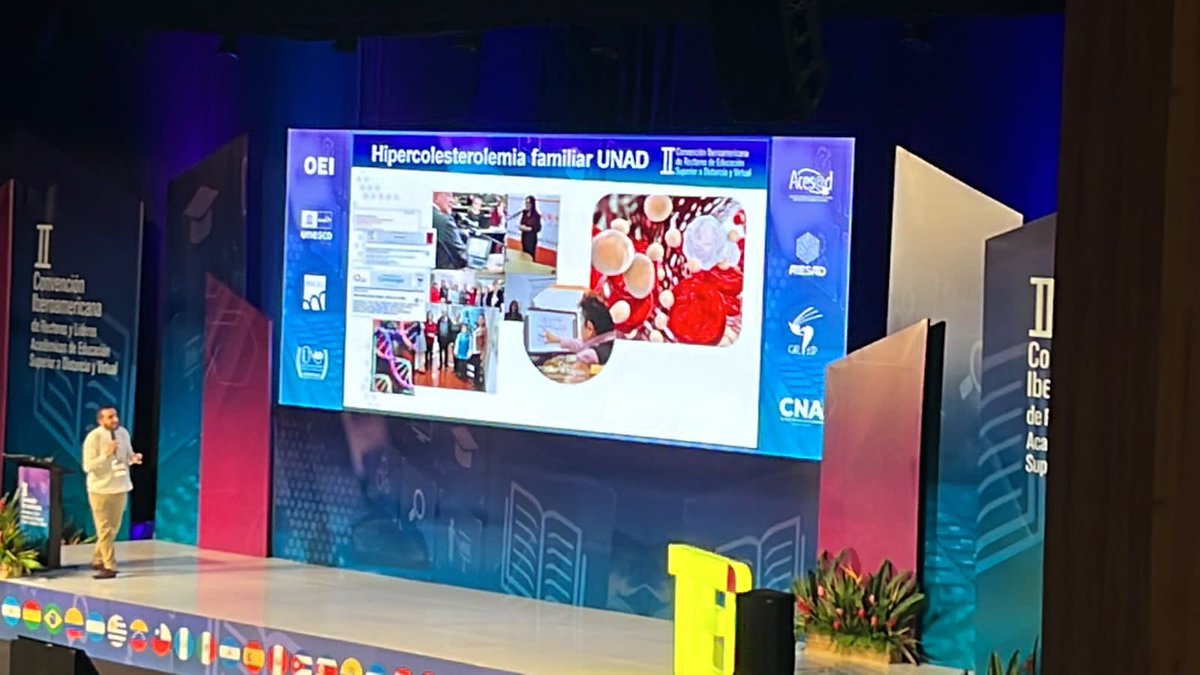 En la Convención Iberoamericana de Rectores y Líderes Académicos de Educación Superior a Distancia y Virtual, retándome al TEI: e-Investigación, un aporte científico-social de la UNAD al mundo <a href="/UniversidadUNAD/">Universidad UNAD</a> #UNADInvestiga