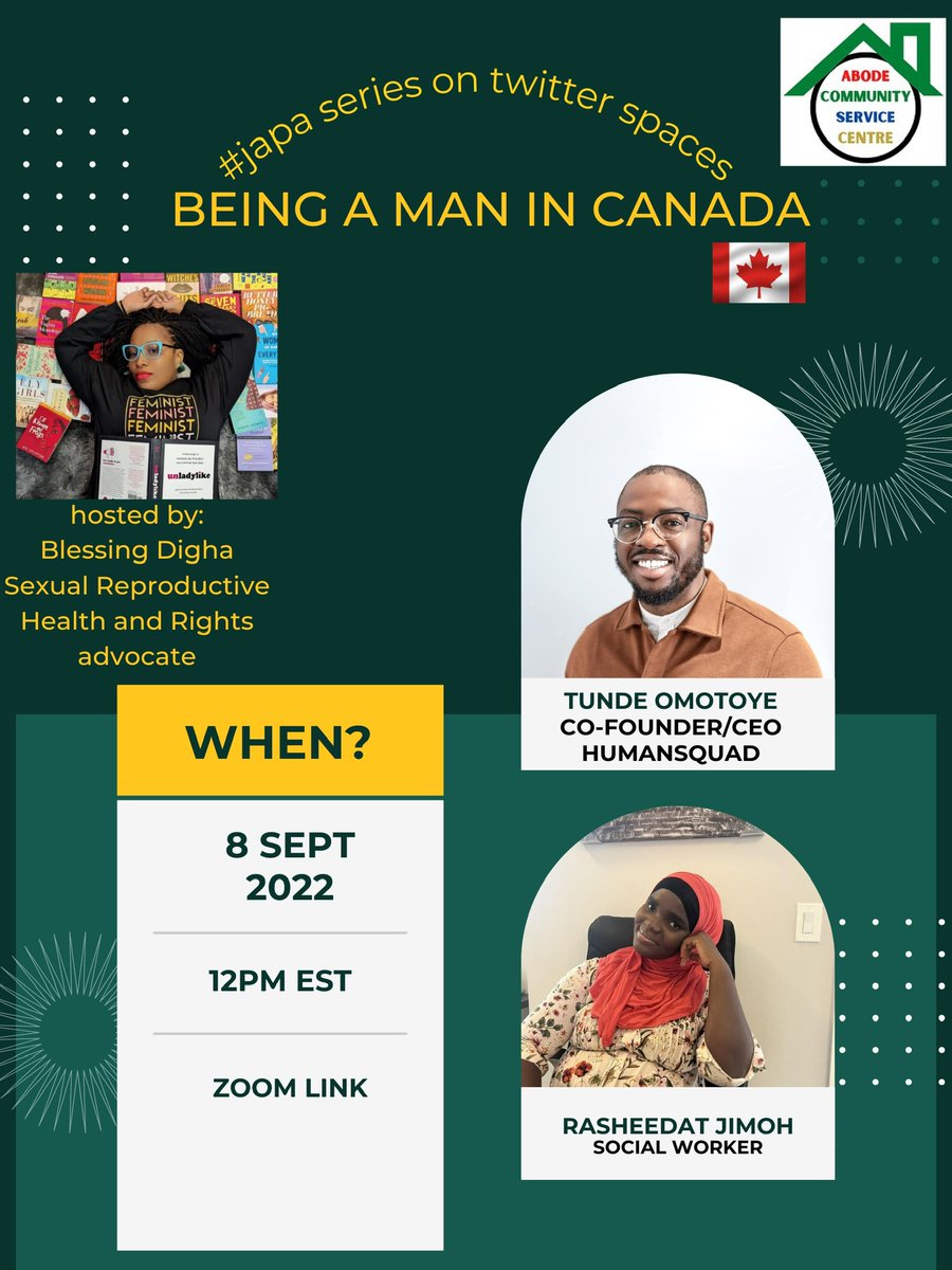 Join us this Thursday on #japa series on twitter spaces. Everyone is invited <a href="/BlessingsDigha/">BlessingsTimidi DIGHA</a> <a href="/WumiShubby/">'Wumi Asubiaro-Dada</a> <a href="/Gezzy46298681/">Gezzy</a> <a href="/RasheedatJimoh/">Jimoh Rasheedat</a> <a href="/TundeTASH/">‘Tunde Omotoye</a>