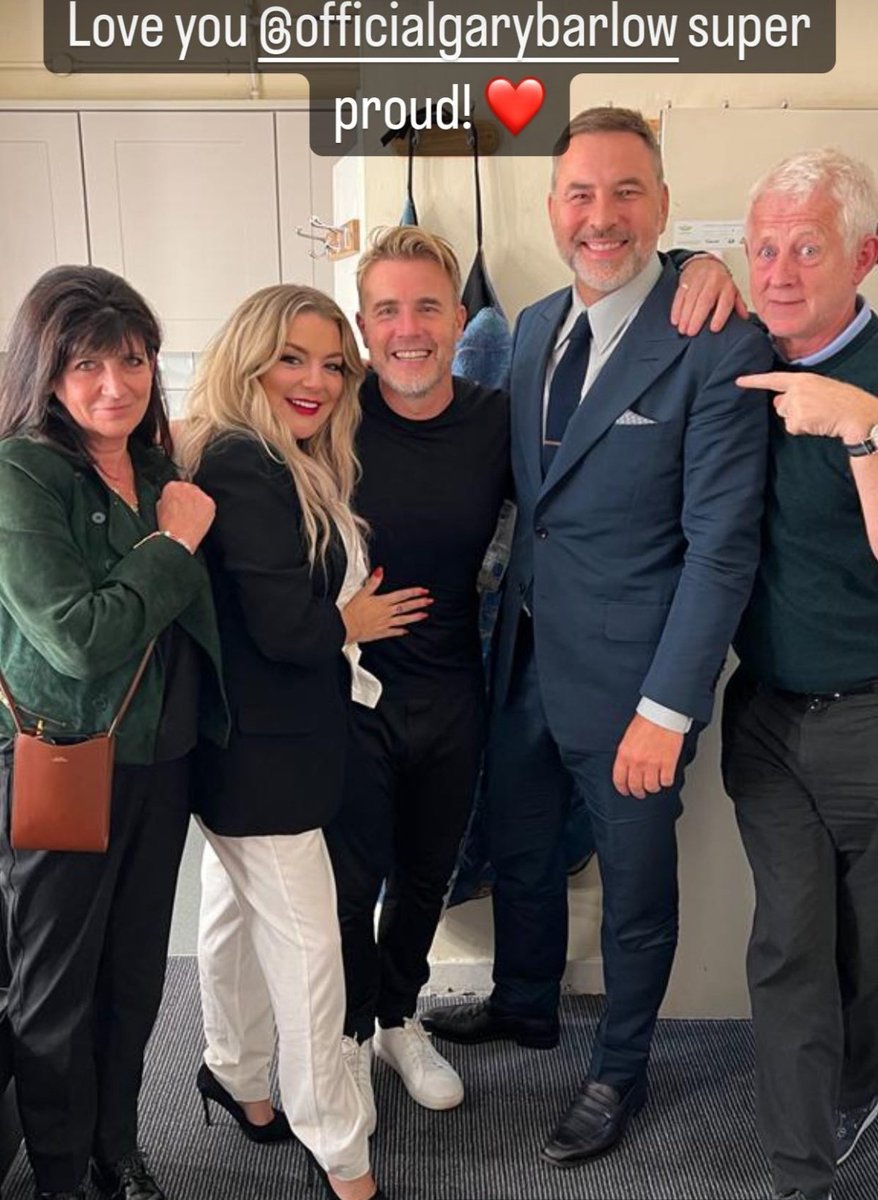 Garyismyhero's tweet photo. @GaryBarlow #DavidW #ADifferentStage #SheridanS #sharedonInstagram(-&amp; story) https://t.co/6h31BGGoOt