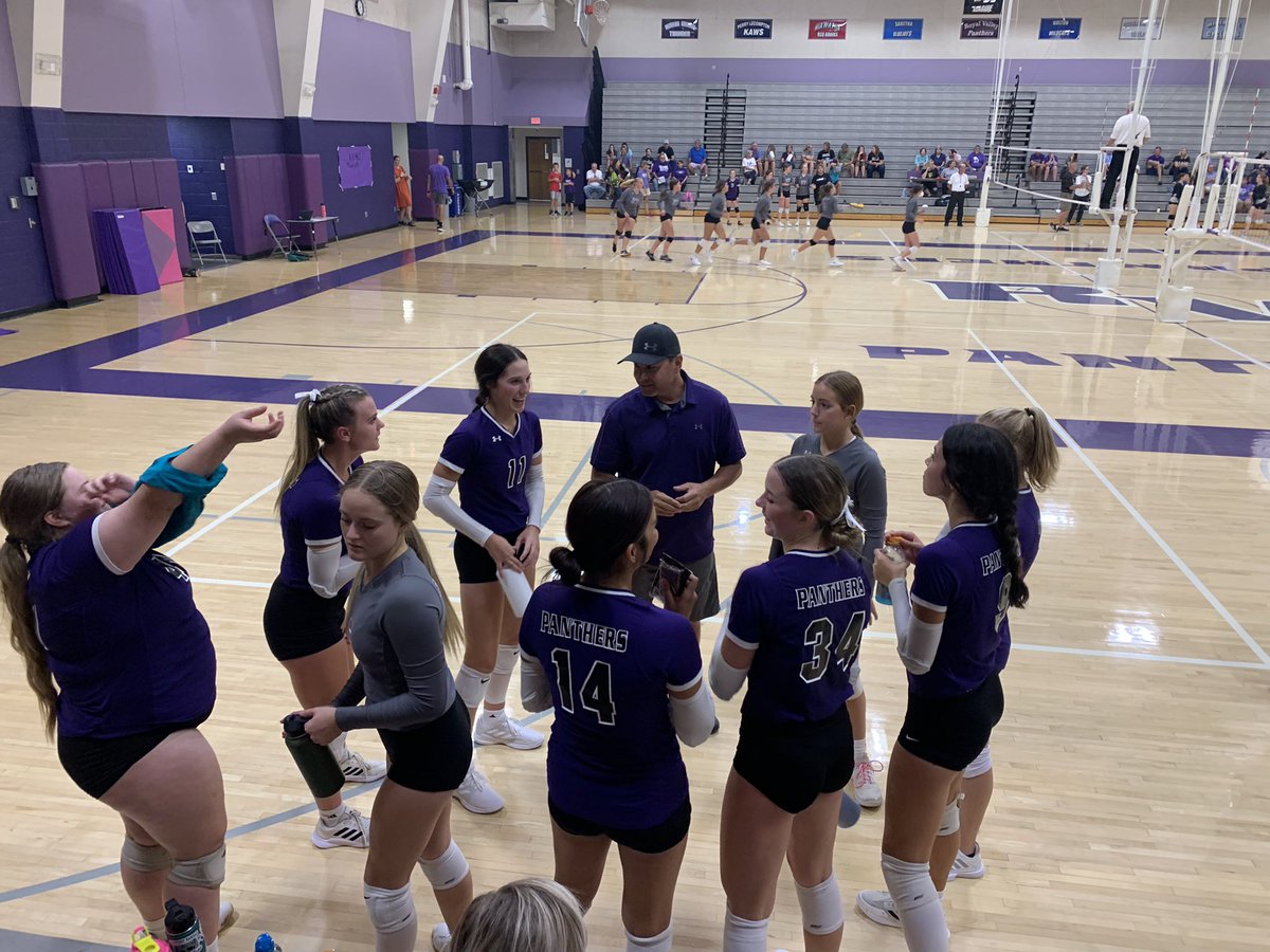 <a href="/RV337/">Royal Valley</a> Panthers win a great back and forth 3 set match vs #2 Nemaha Central 2-1. Great job ladies!!  <a href="/sportsinkansas/">Sports in Kansas</a> <a href="/KanzalandSports/">MSC Sports</a> <a href="/KSHSAA/">KSHSAA</a> <a href="/scoutingreport_/">scoutingreport</a> <a href="/EasternKSSports/">Eastern Kansas Sports</a>