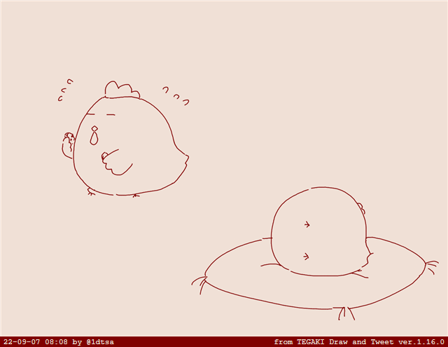フィットボクシングで全身がボロボロになったぱんださん #tegaki_dt 
