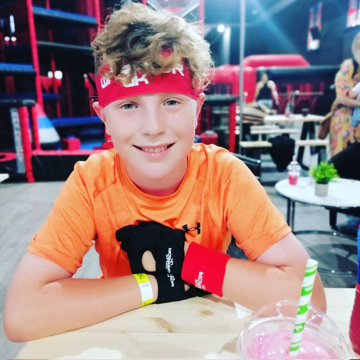 Last treat day before going back to school, <a href="/ninjawarrioruk/">Ninja Warrior UK</a> in Speke you were awesome, he loved every minute of it, amazing place, staff really friendly and helpful, can't wait to book again.