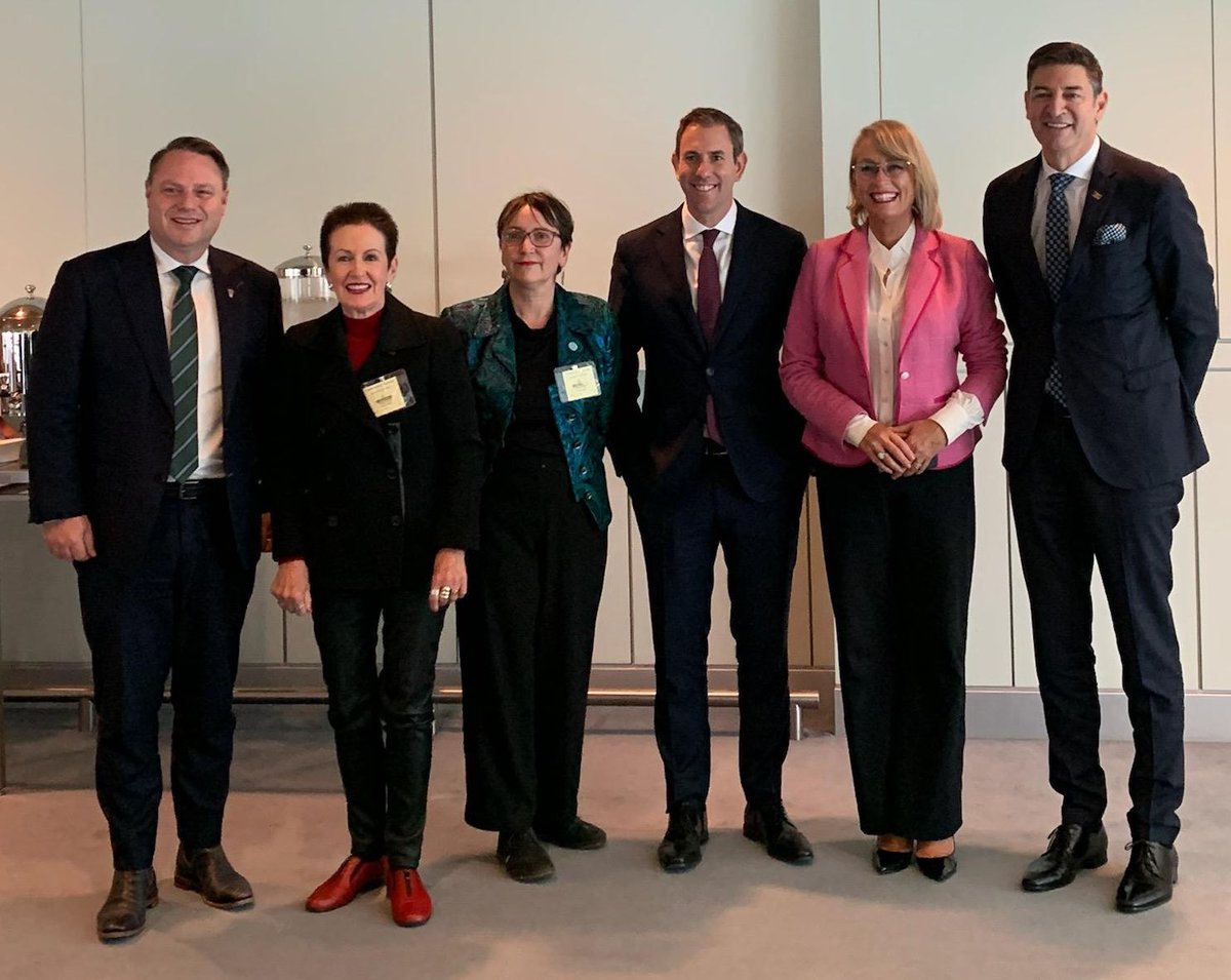 Capital city Lord Mayors met with Treaurer <a href="/JEChalmers/">Jim Chalmers MP</a> today and discussed ongoing economic recovery in our #cities 

<a href="/CloverMoore/">Clover Moore AO</a> <a href="/BasilZempilas/">Basil Zempilas</a> <a href="/LordMayorMelb/">Lord Mayor of Melbourne – Nick Reece</a> <a href="/bne_lordmayor/">Adrian Schrinner</a> <a href="/HelenBurnet1/">@HelenBurnet</a>