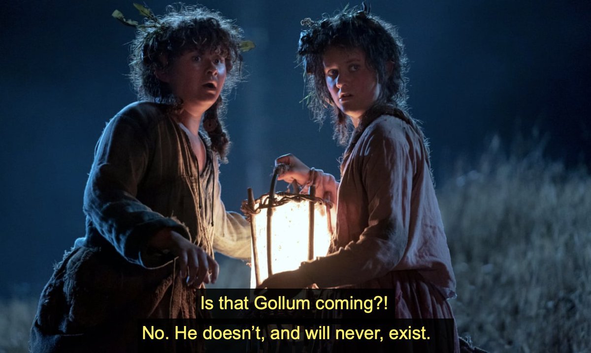 I'm enjoying Rings Of Power but not sure why they felt the need to include these lines