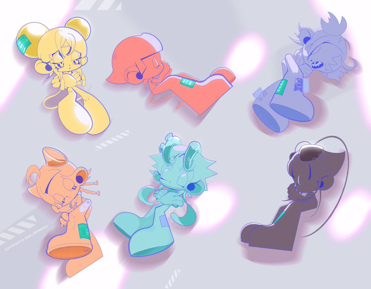 Takaoocc's tweet image. *Neondoll
*oc *二十一世紀難民