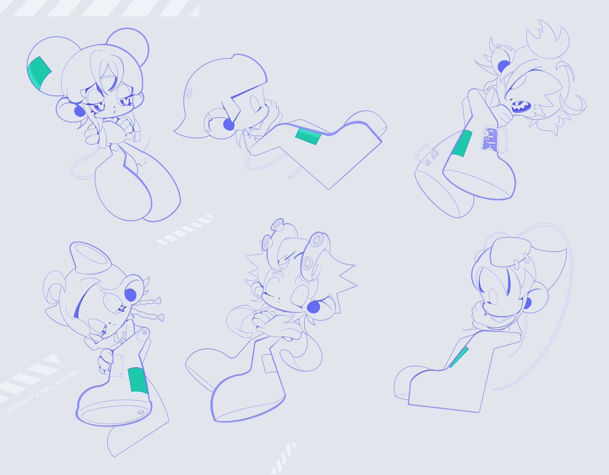 Takaoocc's tweet image. *Neondoll
*oc *二十一世紀難民