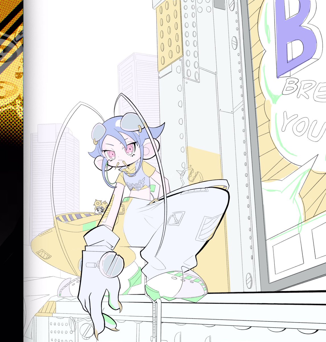 Takaoocc's tweet image. *Neondoll
*oc *二十一世紀難民