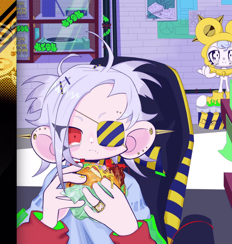 Takaoocc's tweet image. *Neondoll
*oc *二十一世紀難民