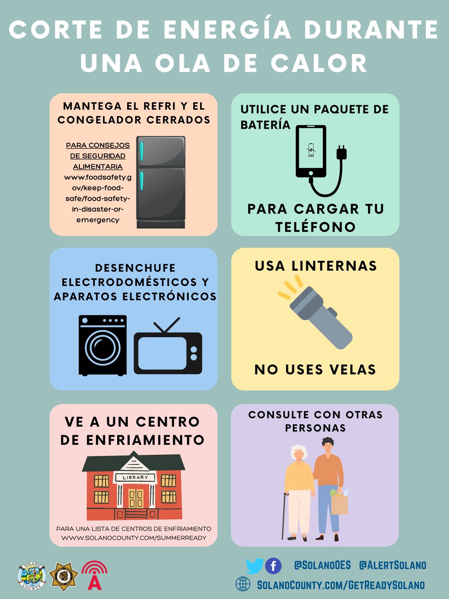 If rotating power outages are needed, the areas that will be impacted have already been identified by PG&amp;E. Go to bit.ly/2kvj4L0 to look up your outage block # and compare to the rotating outage list further down the page. #FlexAlert