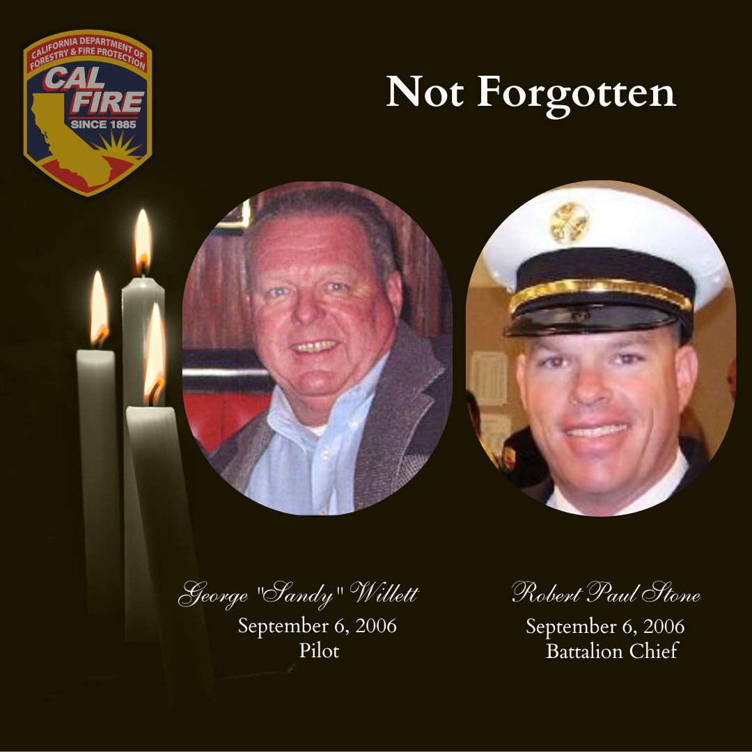 CAL FIRE Tulare Unit on Twitter "We'd like to take today to remember(02)