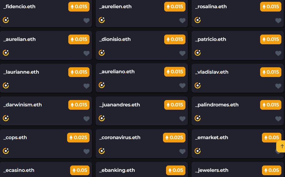 vladkash_eth's tweet photo. @MrLegend_eth Here’s a bunch of underscore firstnames and words👀 ranging from 0.0102 to 0.05 https://t.co/W5v4s5faTQ