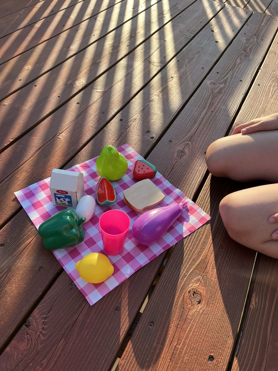 KateMolde4's tweet photo. A perfect evening for a picnic. But watch out for the “pretzelquattle” #bubbleguppies #lifewithafirstgrader https://t.co/zVgLGGPMKz