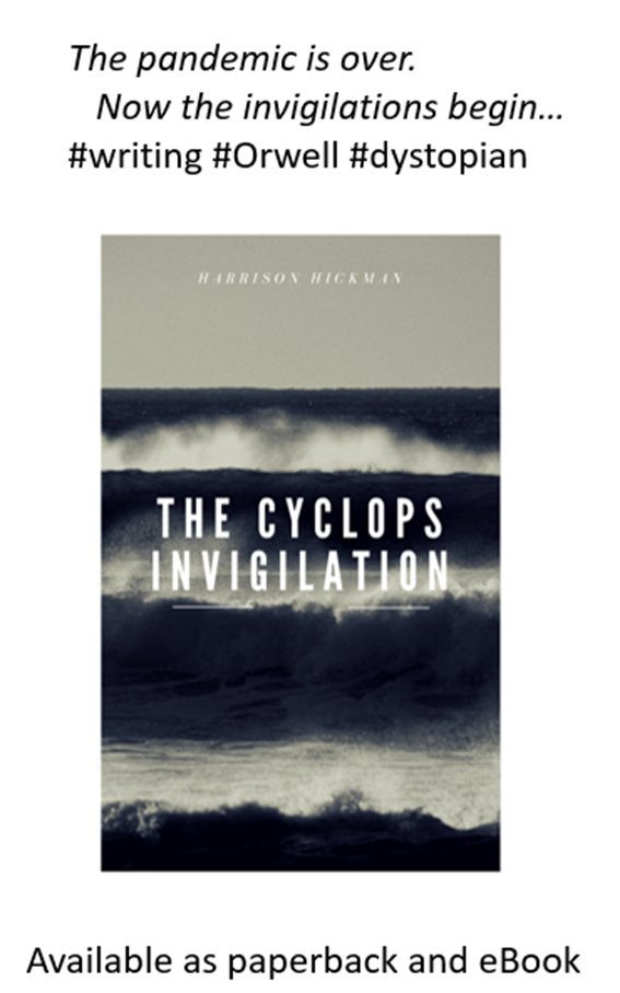 THE CYCLOPS INVIGILATION
#scifi #writing #book #BookBoost #author #fiction #dystopia #dystopian