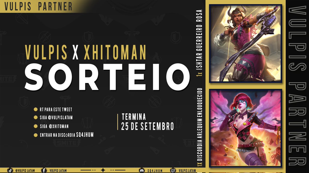 xhitoman's tweet photo. RT + FOLLOW
Parceria com a @VulpisLatam https://t.co/RUkXJv1LRJ
