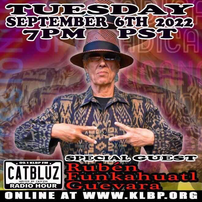 KLBPFM's tweet photo. Tonight, TUESDAY at 7PM Special Guest #rubenfunkahuatl only on #catbluzradiohour only on #klbp 99.1fm!
https://t.co/nY9mc16Myk
#longbeachbluesradio #supportlivemusic #keepthebluesalive #consafos #rubenandthejets #chicanoculturesculptor #rubenfunkahualtguevara https://t.co/ALTYNtc768