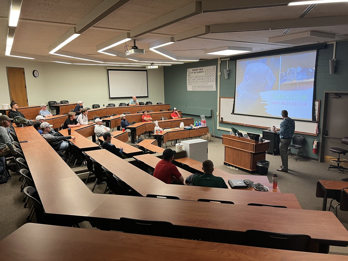 atiturfclub's tweet photo. Thank you to @BrettwBentley for speaking to us tonight about transitioning into the workforce &amp; becoming a superintendent! https://t.co/AzG5WgvW6i