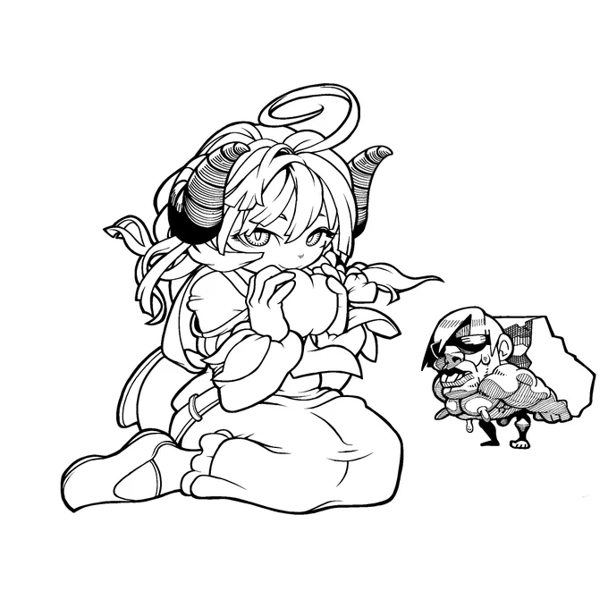 塗り絵と差分らぜ 