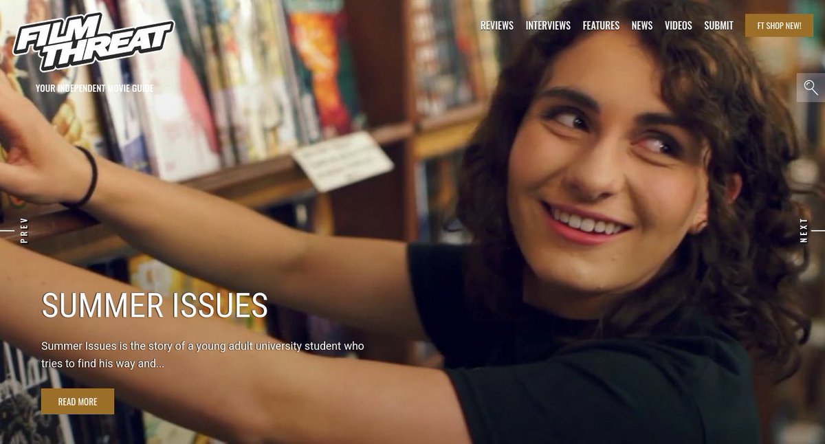 FilmThreat's tweet image. &quot;...shines throughout and is clearly a passion project...&quot; Abhishek Sharma hopes Summer Issues will get a theatrical release.
filmthreat.com/reviews/summer… #SupportIndieFilm #SummerIssues #Comedy #Drama