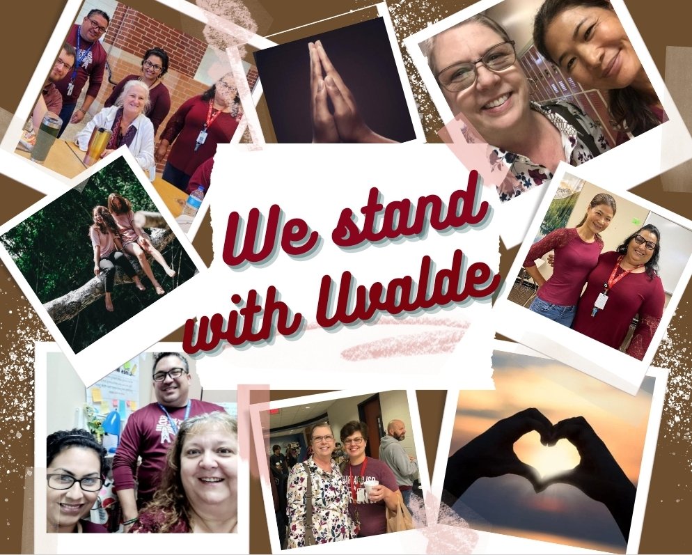 PACEPISD's tweet photo. #WeStandWithUvalde  💜 https://t.co/3rErsiJSrL