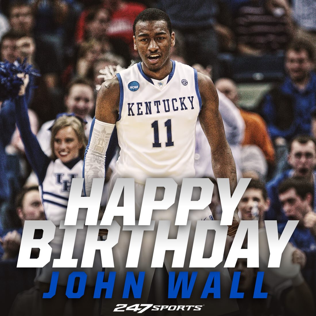 Happy birthday to John Wall, who put the program back on the map and made Kentucky basketball cool again. 