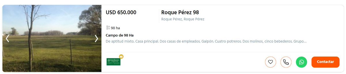 Para que tengan una idea: hoy por un campo de 100 h en esa zona, piden 650.000 dólares

Agarren la calculadora y vean lo bien que gana un trabajador comercial en Argentina: con esfuerzo, nuestro paladín pudo comprar un campo de U$S 33 MILLONES

El ahorro es la base de la fortuna!