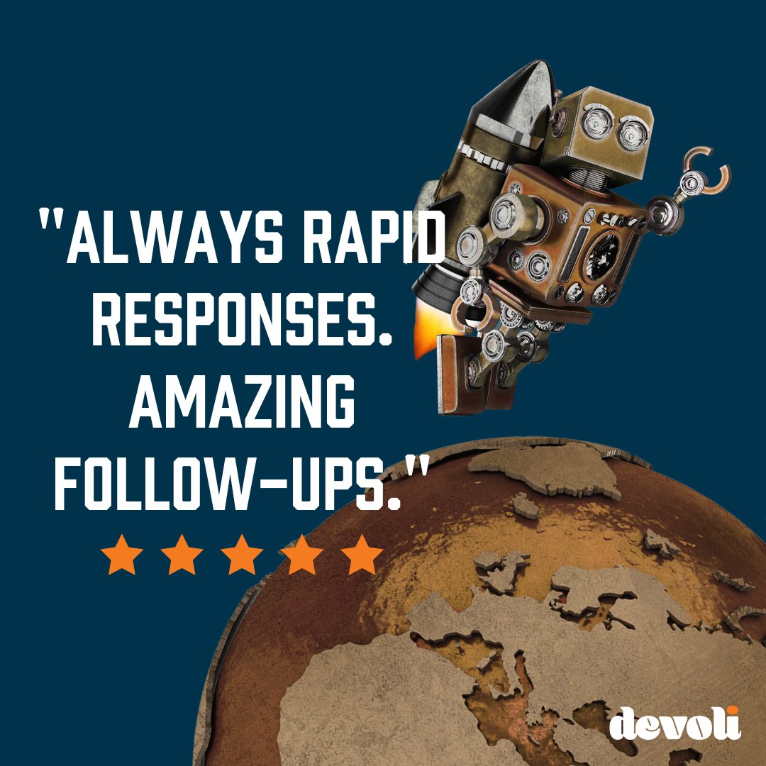 devolihq's tweet photo. We pride ourselves on our customer service so we're stoked with this feedback! We'll continue to keep it up and are always here to chat 🚀 

If you need us, reach out here ⬇️
https://t.co/gnK5SDmupx https://t.co/ZQh02ghE5j