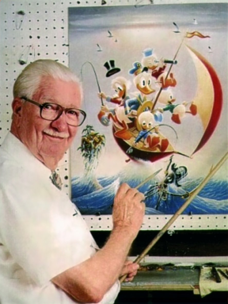 Disnerdette83's tweet photo. Al Taliaferro, Carl Banks, and Don Rosa are the most noted illustrators credited with drawing #DonaldDuck. After making his debut, Donald went on to appear in over 200 films and even starred in his own comics 

#Disney #DisneyTrivia #DisneyFunFacts #DisneyTidbits #RandomDisney https://t.co/gjscNx7KPp