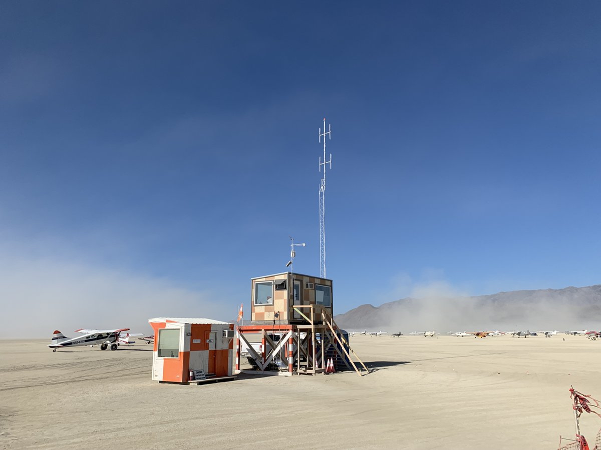 tflite's tweet photo. 88NV (aka) Black Rock City Municipal Airport rises from the dust each August for 13 days, then disappears without a trace. We were there and managed to catch a glimpse of how this unique operation runs. https://t.co/lL0aqti7Kt https://t.co/IwVPWw2ACQ