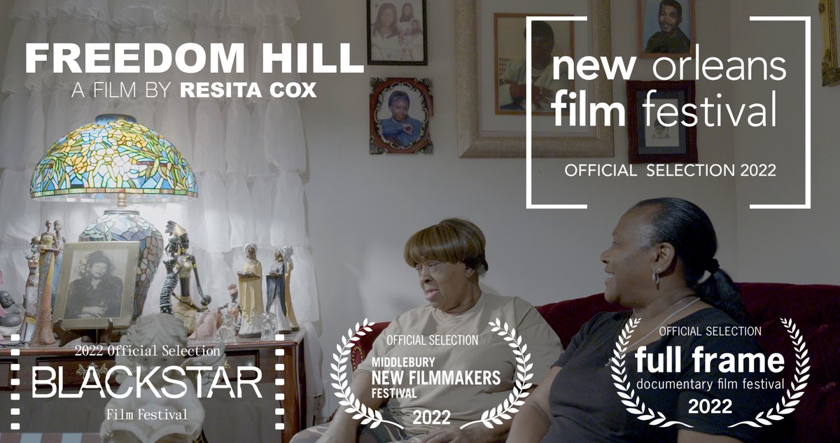 FreedomHillDoc's tweet photo. @FreedomHillDoc is in New Orleans Film Festival y’all!! 

This journey has been such a gift — so grateful for the team and all of your continued support. 

Join us if you can! Purchase tickets at https://t.co/FM6yMFJNav . #FreedomHill #FreedomHillDoc https://t.co/BiAbKsRr1B