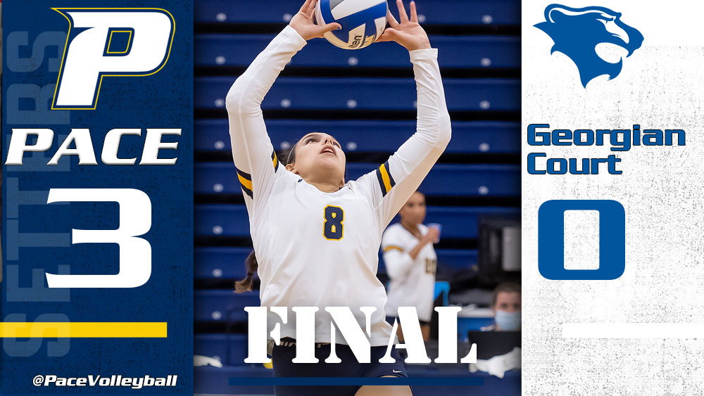 A clean sweep for the Setters!

<a href="/PaceVolleyball/">Pace Volleyball</a> earns its first win of 2022 in decisive fashion at Georgian Court 👏✍️