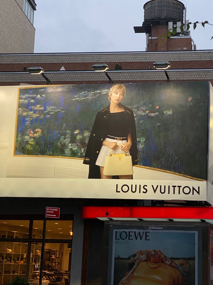 davidhurtado__'s tweet photo. There’s something so refreshingly straightforward and dumb about an LV campaign with Léa Seydoux standing in front of water lillies https://t.co/Ls4POzXuq4