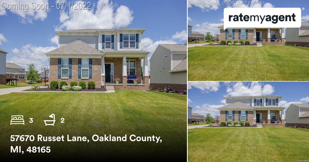 LucineTarman's tweet photo. 🛌 3 🛀 2
📍 57670 Russet Lane, Oakland County, MI, 48165

My latest sale on #RateMyAgent

...
#ratemyagent #realestate
https://t.co/FXqFoPKKZN https://t.co/CWxh6dqLFg