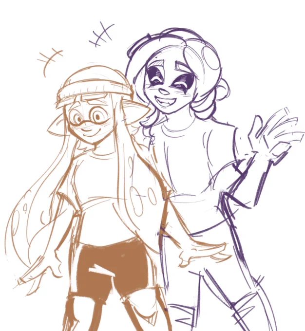 little sketch, i've been stuck here for 7 years lmao#Splatoonfanart 