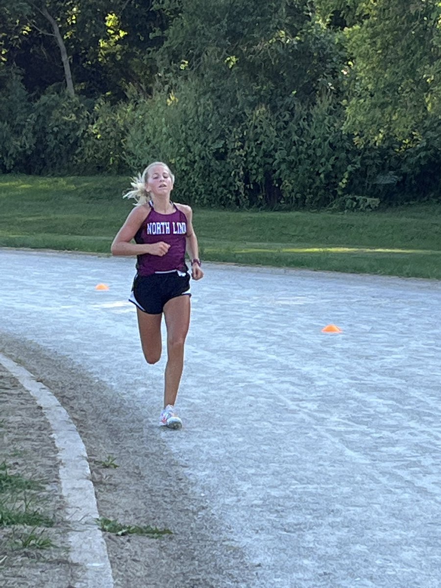 Heat nor the big hill could stop them…boys and girls take first at Springville. Megs snags another first place medal.