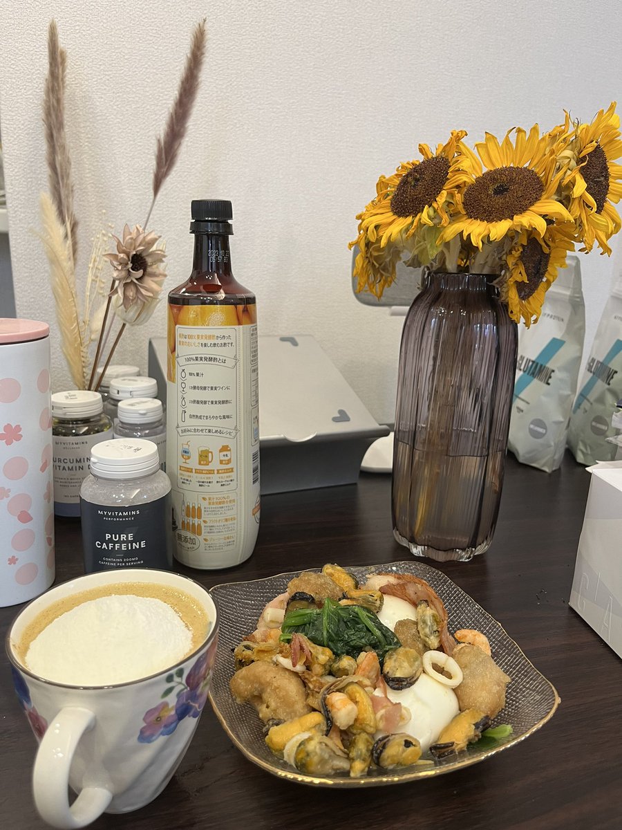 breakfast w/ sunflower