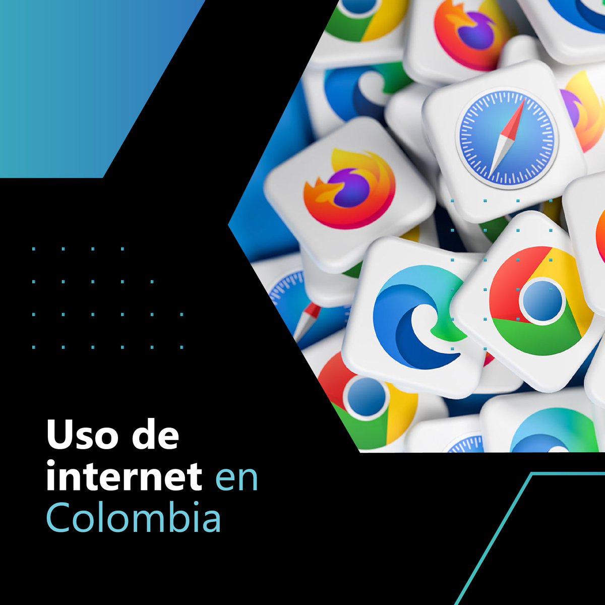 semtic_it's tweet photo. #Colombia es una de las naciones con mejor liderazgo de la región.

Las estadísticas mencionan que el uso de #internet es:
78.8% de los hogares tiene internet fijo
43.3% de los hogares tiene internet móvil

#Semtic #Internet #Tecnología #Innovación #Tech #Digital #Smartphone https://t.co/XBZctGYwvK