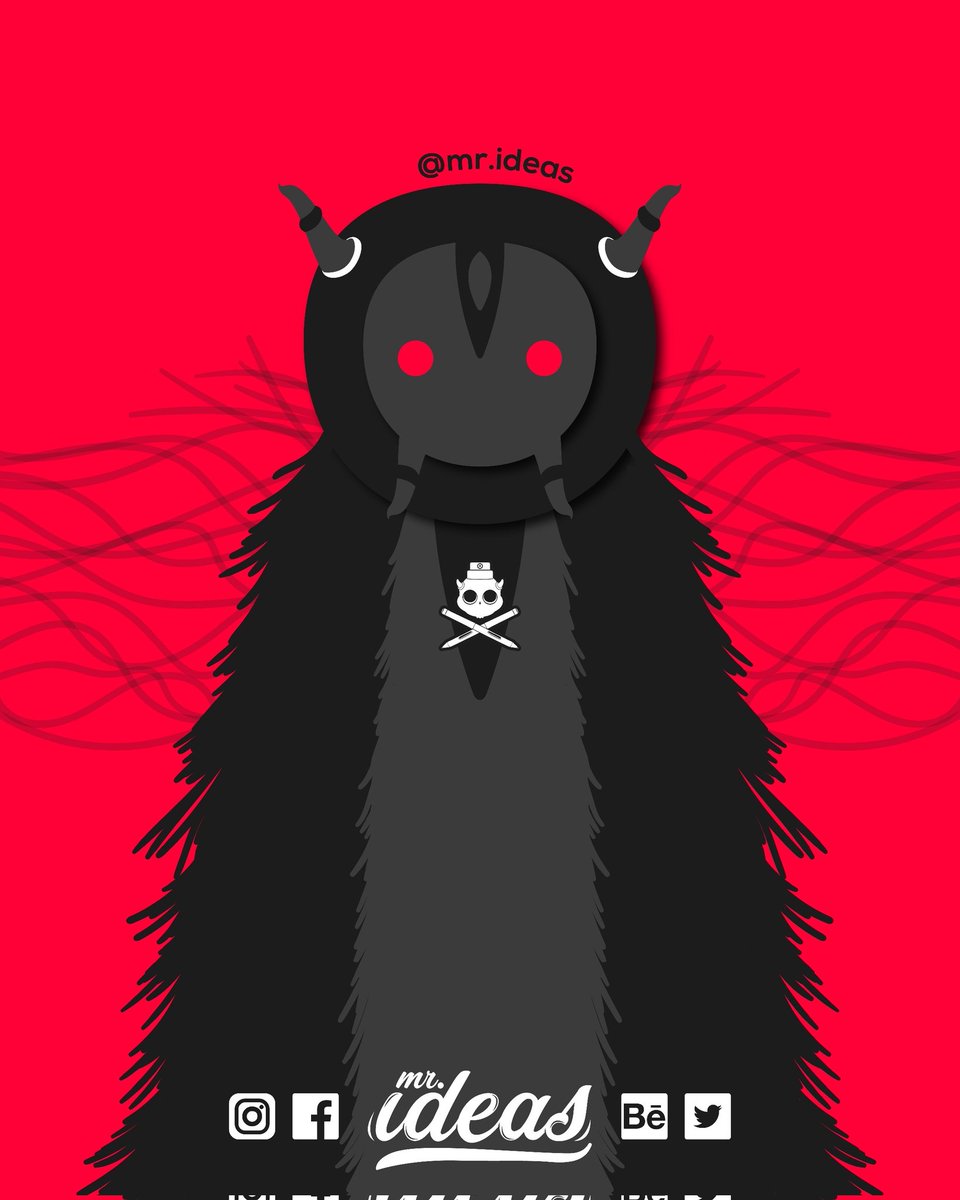 MrIdeasDG's tweet photo. #MrIdeas serie #BlackMonster #AdobeIllustrator #Illustrator #Ilustración #Vectores  #CharacterDesign #WacomTablet #Design #DiseñoGráficoMexicano #VectorArt #Illustration  #Designspiration #VectorIllustration #Inspiration #Designer #Horns #Monster  #ilustradoresmexico #monster https://t.co/SxIdEZjSG8