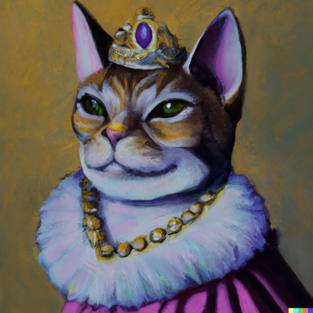 mattreliu's tweet photo. Some designs I made using @OpenAI 💖
https://t.co/EIZz1b2lGc

#dalle2 #iaart #aiart #nft #cat #cats #gatos #gatitos #king #artwork #ArtificialIntelligence #catslovers https://t.co/VUB6jo4f5G