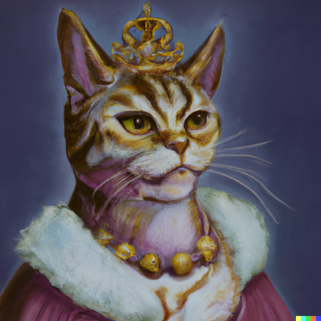 mattreliu's tweet photo. Some designs I made using @OpenAI 💖
https://t.co/EIZz1b2lGc

#dalle2 #iaart #aiart #nft #cat #cats #gatos #gatitos #king #artwork #ArtificialIntelligence #catslovers https://t.co/VUB6jo4f5G