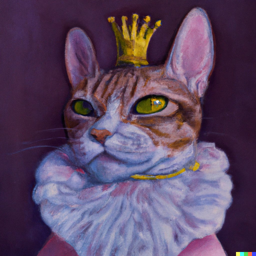 mattreliu's tweet photo. Some designs I made using @OpenAI 💖
https://t.co/EIZz1b2lGc

#dalle2 #iaart #aiart #nft #cat #cats #gatos #gatitos #king #artwork #ArtificialIntelligence #catslovers https://t.co/VUB6jo4f5G