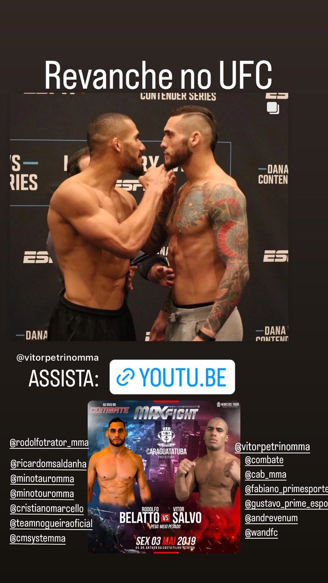 MaxFightMMA's tweet photo. Revanche do @MaxFightMMA no #ConterderNoCombate https://t.co/WYrSZZhqX2