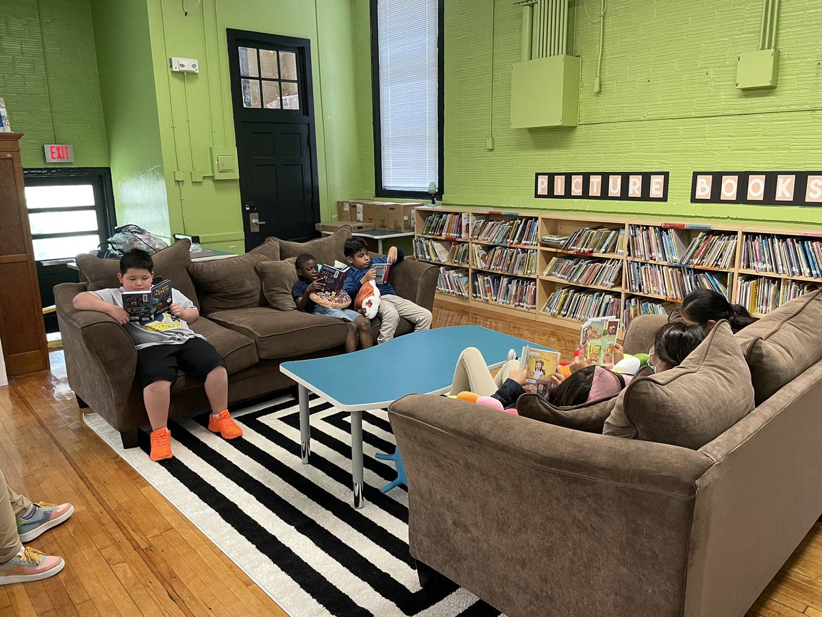 Burbank Elementary Library tweet media