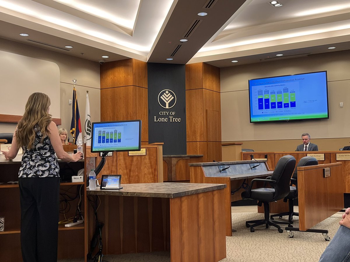 DCSD_Super's tweet photo. Thank you to @CityofLoneTree City Council for inviting me to speak about DCSD's funding needs this evening. #myDCSD https://t.co/IIeVXD9qYj