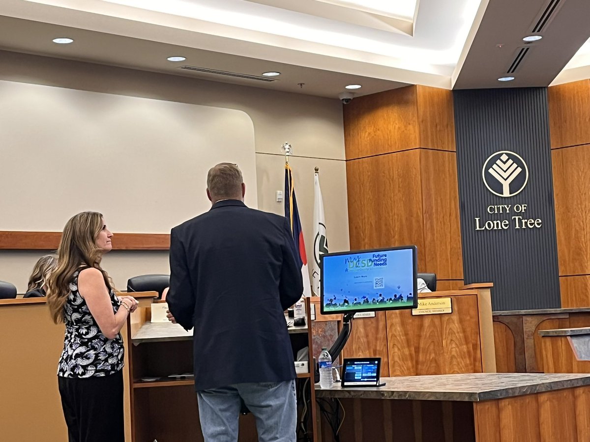 Erin Kane (@dcsd_super) on Twitter photo Thank you to <a href="/CityofLoneTree/">City of Lone Tree</a> City Council for inviting me to speak about DCSD's funding needs this evening. #myDCSD Thank you to <a href="/CityofLoneTree/">City of Lone Tree</a> City Council for inviting me to speak about DCSD's funding needs this evening. #myDCSD