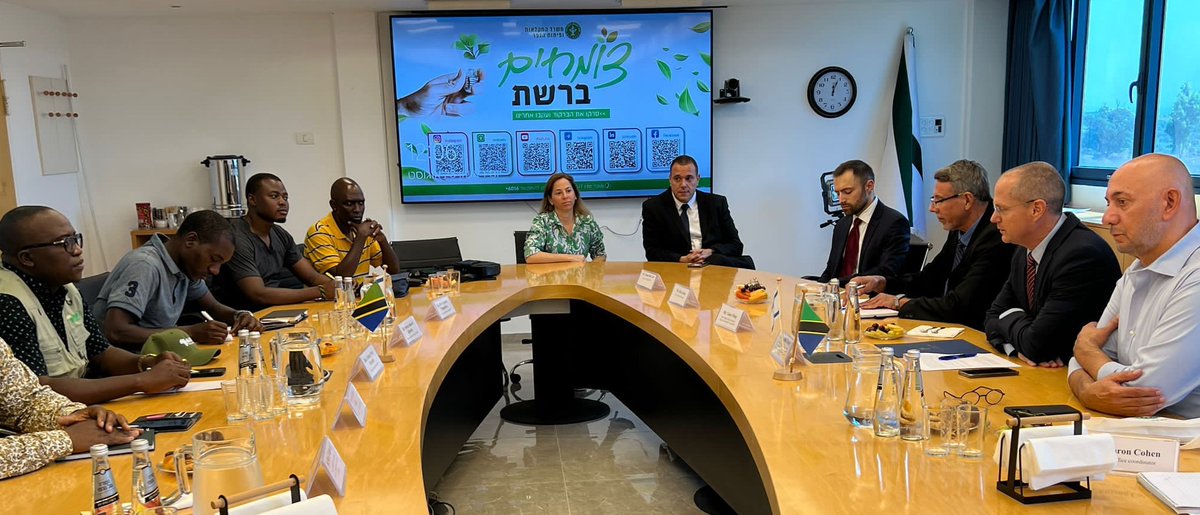 On 28.08.22, Hon. Anthony P. Mavunde, Deputy Minister of Agriculture &amp; Livestock was in official visit in Israel and met with Hon. Oded Forer, the Israeli Minister of Agriculture &amp; Rural Development. He was accompanied by a delegation from TZ, H.E Alex Kallua &amp; the  Embassy staff