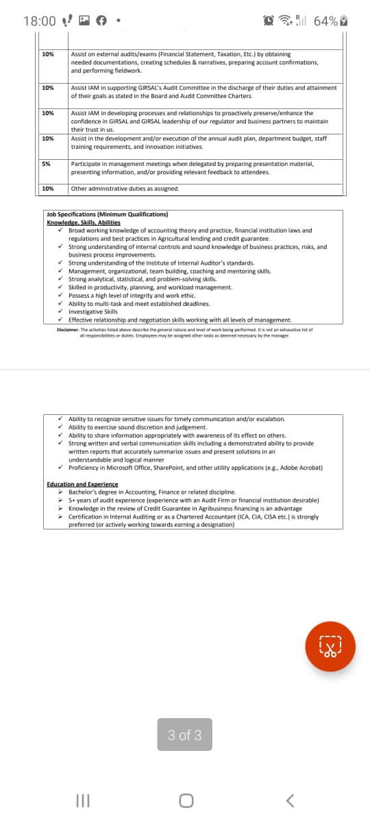 SheikhTophic's tweet photo. Here is an opportunity for auditors via @MamaHills8. Please send cv to anita_solomon@me.com if you are interested in this role. Thanks
Good luck 🙏 https://t.co/pp6E01BHRs